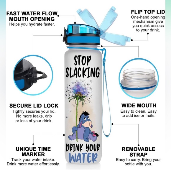 Eeyore 32 Oz Water water bottle - Picture 3 of 5